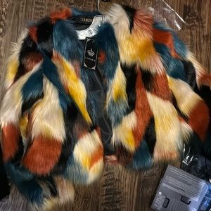 Kids faux fur jacket